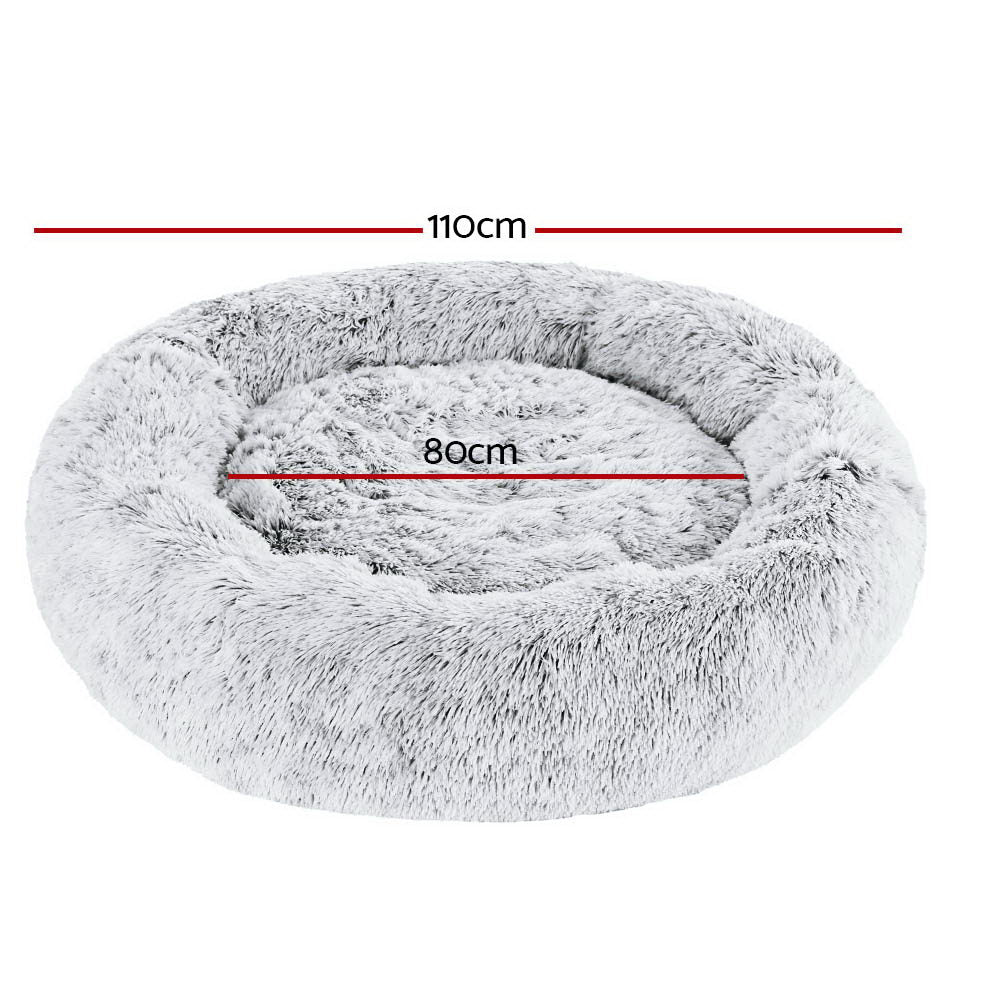 i.Pet Calming Soft Plush Pet Bed for Dogs and Cats - Large & Extra Large Sizes