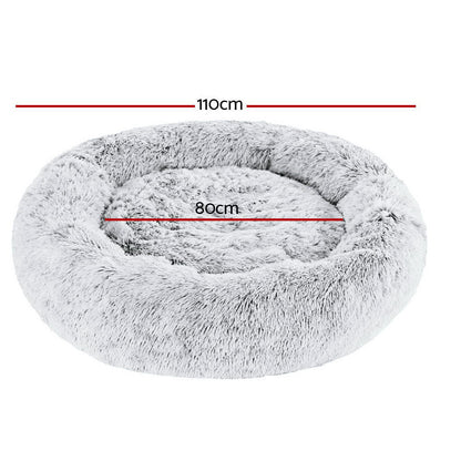 i.Pet Calming Soft Plush Pet Bed for Dogs and Cats - Large & Extra Large Sizes