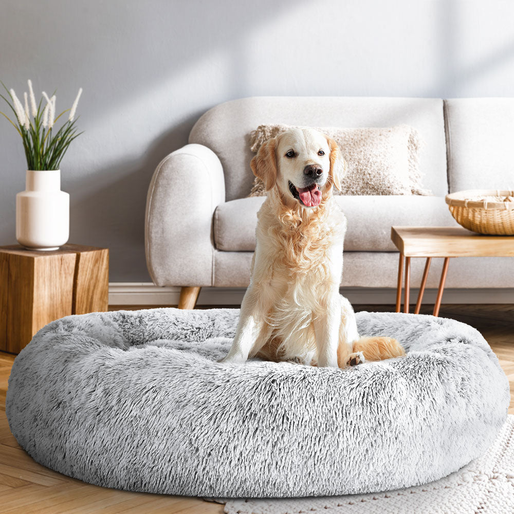 i.Pet Calming Soft Plush Pet Bed for Dogs and Cats - Large & Extra Large Sizes