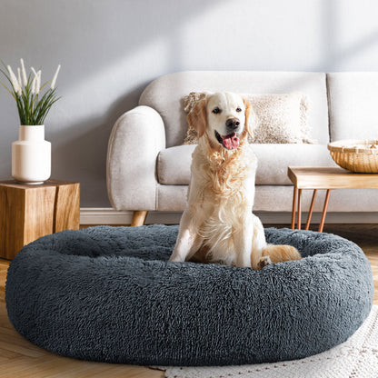 i.Pet Calming Soft Plush Pet Bed for Dogs and Cats - Large & Extra Large Sizes