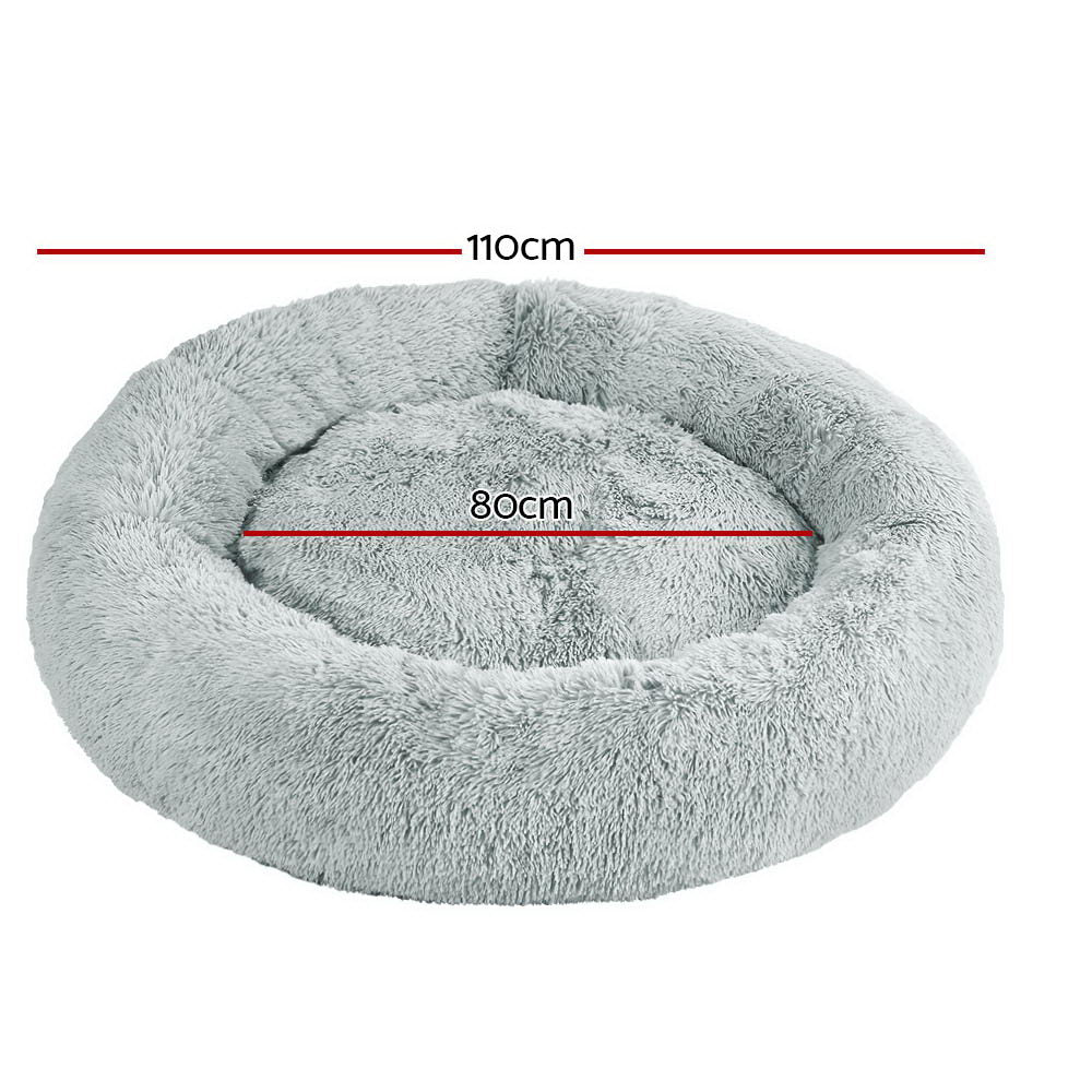 i.Pet Calming Soft Plush Pet Bed for Dogs and Cats - Large & Extra Large Sizes