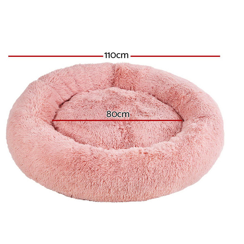 i.Pet Calming Soft Plush Pet Bed for Dogs and Cats - Large & Extra Large Sizes