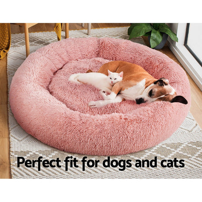 i.Pet Calming Soft Plush Pet Bed for Dogs and Cats - Large & Extra Large Sizes