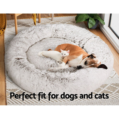 i.Pet Calming Soft Plush Pet Bed for Dogs and Cats - Large & Extra Large Sizes