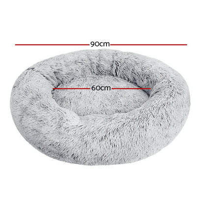 i.Pet Calming Soft Plush Pet Bed for Dogs and Cats - Large & Extra Large Sizes