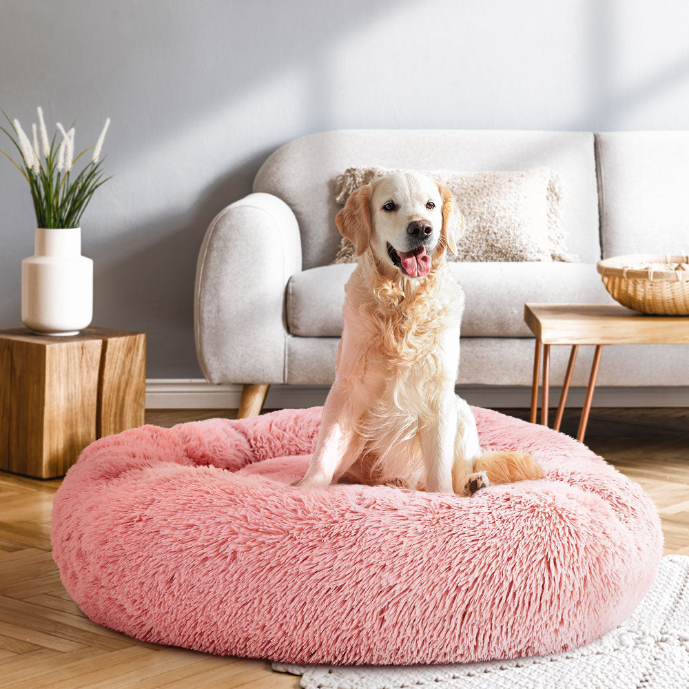 i.Pet Calming Soft Plush Pet Bed for Dogs and Cats - Large & Extra Large Sizes