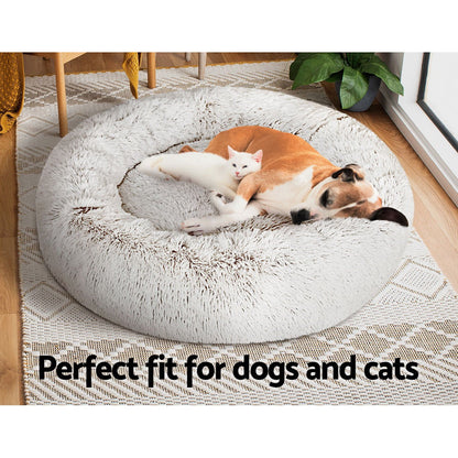 i.Pet Calming Soft Plush Pet Bed for Dogs and Cats - Large & Extra Large Sizes