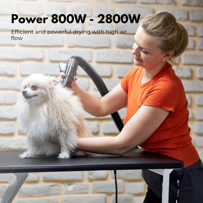 Floofi Pet Hair Dryer Advance Series - Adjustable Speed, Heat Protection, Low Noise