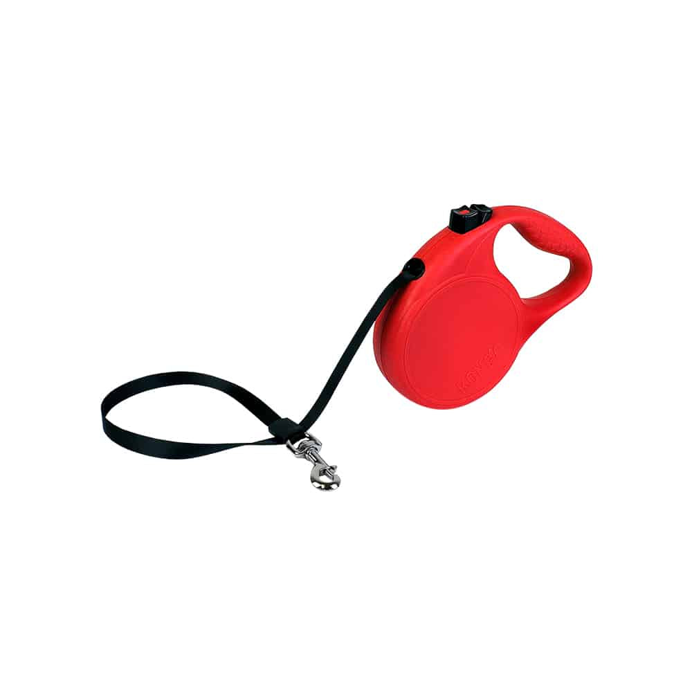 KONG Trail Red Retractable Leashes Medium