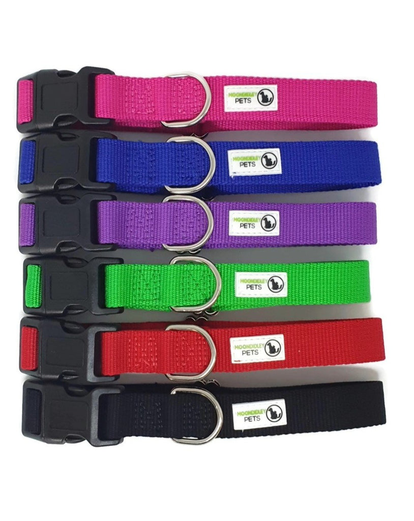 Eco-Friendly Bamboo Fibre Dog Collar with Plastic Buckle – Hypoallergenic & Durable