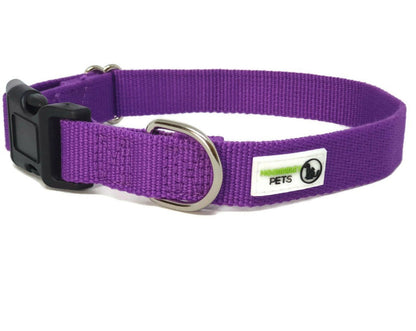 Eco-Friendly Bamboo Fibre Dog Collar with Plastic Buckle – Hypoallergenic & Durable