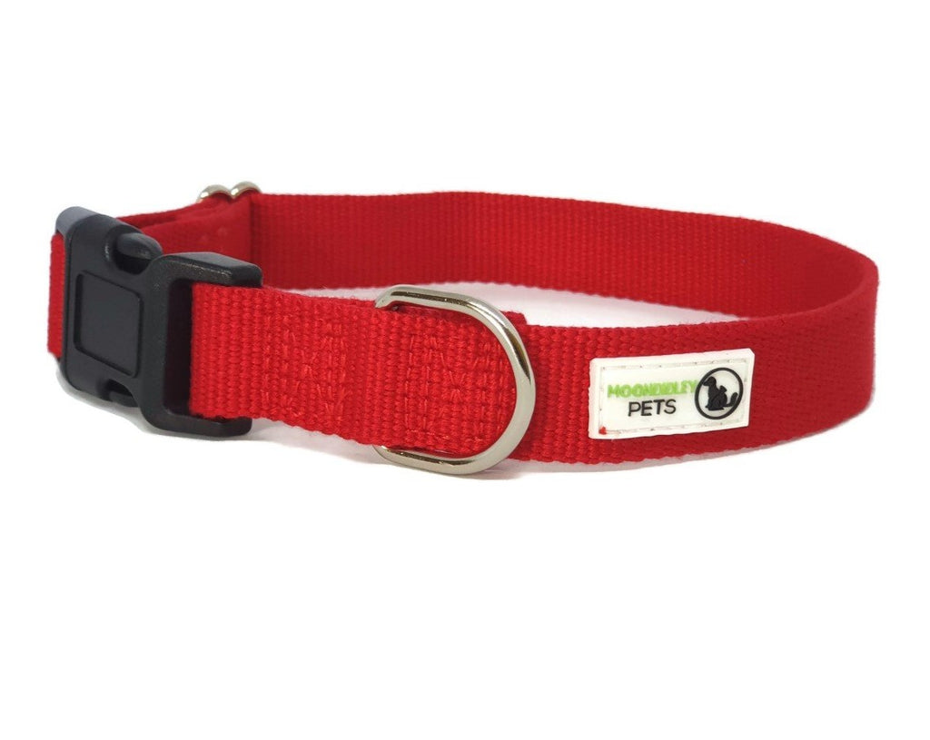 Eco-Friendly Bamboo Fibre Dog Collar with Plastic Buckle – Hypoallergenic & Durable